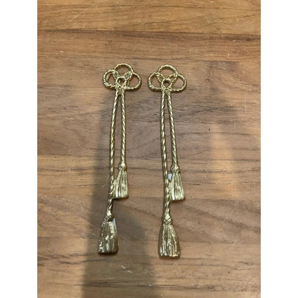 Brass long ropes bow Wall Hooks